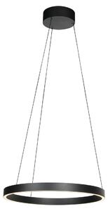Steinhauer Exclusive - lampada a sospensione - Mykty - nero - metallo - Ø 60cm - LED - 4203ZW