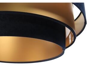 Lampadario su filo TRINITI 1xE27/60W/230V blu/oro