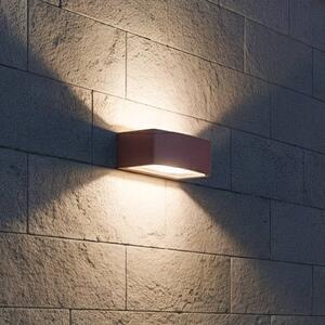 IDEAL LUX Applique da esterni Andromeda, dimmerabile, Marrone / Ruggine, Bagno, Alluminio, Moderno, Applique da esterni