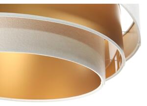 Lampadario su filo TRINITI 1xE27/60W/230V bianco/dorato