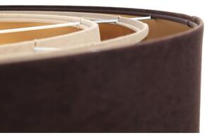 Lampadario su filo TRINITI 1xE27/60W/230V marrone/oro/beige