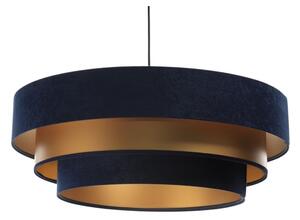 Lampadario su filo TRINITI 1xE27/60W/230V blu/oro