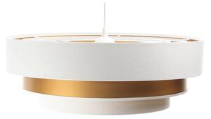 Lampadario su filo TRINITI 1xE27/60W/230V bianco/dorato