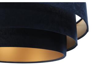 Lampadario su filo TRINITI 1xE27/60W/230V blu/giallo