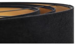 Lampadario su filo TRINITI 1xE27/60W/230V nero/oro