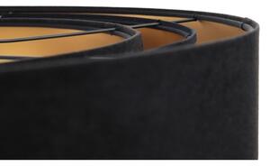 Lampadario su filo TRINITI 1xE27/60W/230V nero/oro