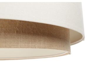 Lampadario a sospensione con filo DOBLO 1xE27/60W/230V color crema/beige
