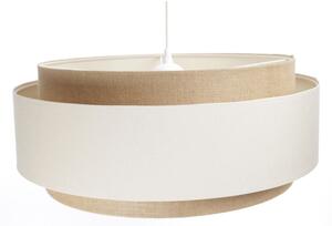 Lampadario a sospensione con filo DOBLO 1xE27/60W/230V color crema/beige