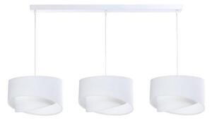 Lampadario su corda GALAXY 3xE27/60W/230V bianco