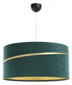 Lampadario a sospensione con filo SWING 1xE27/60W/230V verde/oro