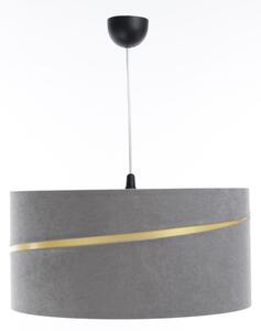 Lampadario a sospensione con filo SWING 1xE27/60W/230V grigio/oro