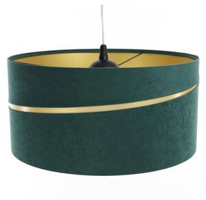 Lampadario a sospensione con filo SWING 1xE27/60W/230V verde/oro