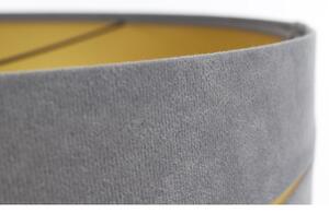 Lampadario a sospensione con filo SWING 1xE27/60W/230V grigio/oro