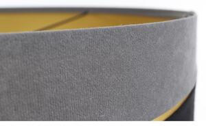 Lampadario a sospensione con filo SWING 1xE27/60W/230V nero/grigio/oro