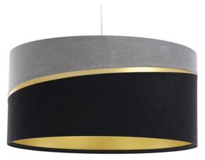 Lampadario a sospensione con filo SWING 1xE27/60W/230V nero/grigio/oro