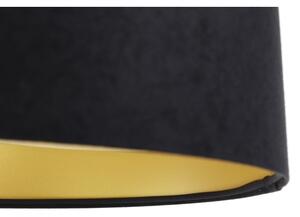 Lampadario a sospensione con filo SWING 1xE27/60W/230V nero/bianco/oro