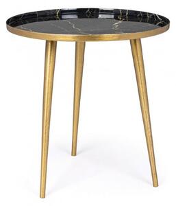 Tavolino Basso Ø40x41,5 cm in Acciaio