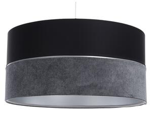 Lampadario a sospensione con filo TWIST 1xE27/60W/230V nero/grigio/argento