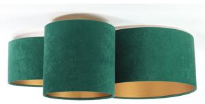 Plafoniera SPACE 3xE27/60W/230V verde/oro