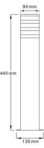 Lampada esterna TEKSAS 1xE27/12W/230V IP44 44 cm antracite