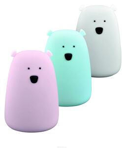 LED RGB Lampada touch per bambini BEAR LED/0,8W/5V blu
