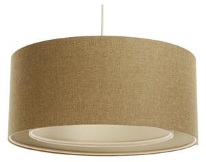 Lampadario a sospensione con filo BOHO TRINITI 1xE27/60W/230V marrone