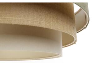 Lampadario a sospensione con filo BOHO TRINITI 1xE27/60W/230V grigio/beige/color crema