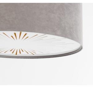 Plafoniera RAYS 2xE27/60W/230V diametro 40 cm grigio