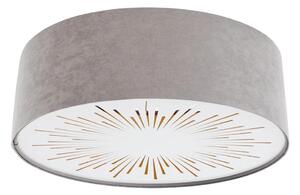 Plafoniera RAYS 2xE27/60W/230V diametro 60 cm grigio
