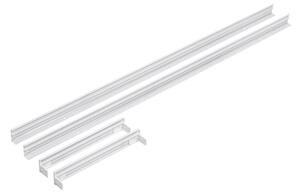 Cornice in metallo per l'installazione di pannelli LED 1200x300 mm bianco