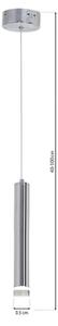 Lampadario LED a sospensione con filo ICE LED/5W/230V