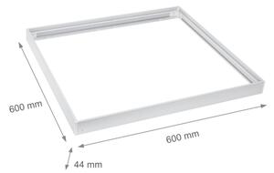 Cornice in metallo per l'installazione di pannelli LED 600x600 mm bianco