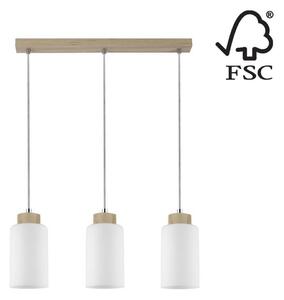 Lampadario a sospensione con filo BOSCO 3xE27/60W/230V