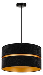 Duolla - Lampadario a sospensione con filo DUO 1xE27/15W/230V diametro 40 cm nero/oro