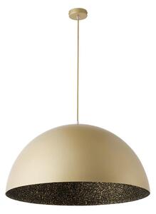 Lampadario a sospensione con filo SFERA 1xE27/60W/230V diametro 70 cm oro/nero