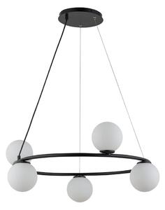 Lampadario a sospensione con filo GAMA 5xG9/12W/230V nero