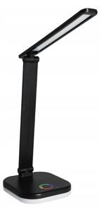 Lampada da tavolo dimmerabile LED RGBW con ricarica wireless LED/7W/5V USB nera