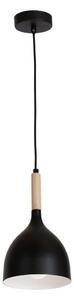 Lampadario a sospensione con filo NOAK WOOD 1xE27/60W/230V