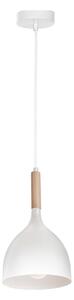 Lampadario a sospensione con filo NOAK WOOD 1xE27/60W/230V