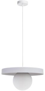 Lampadario a sospensione con filo LOME 1xE27/60W/230V bianco