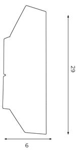Applique WALL 2xGU10/8W/230V bianco