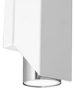 Applique WALL 2xGU10/8W/230V bianco/cromo lucido