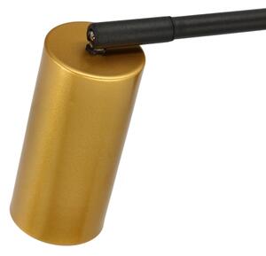 Lampada da muro TINA 1xGU10/15W/230V nero/oro