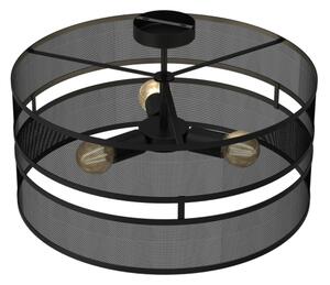 Surface-mounted lampadario GLUM 3xE27/60W/230V nero