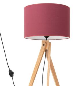 Sollux SL.1907 - Lampada da terra NATT 1xE27/15W/230V rossa