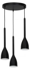 Lampadario su corda ISTAPPAR 3xE27/60W/230V nero