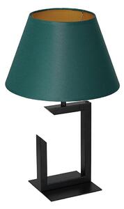 Lampada da tavolo 1xE27/60W/230V 45 cm verde/oro