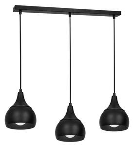 Lampadario su filo AKTAN 3xE27/60W/230V nero
