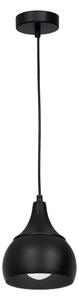 Lampadario su filo AKTAN 1xE27/60W/230V nero