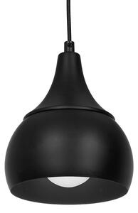 Lampadario su filo AKTAN 3xE27/60W/230V nero tondo